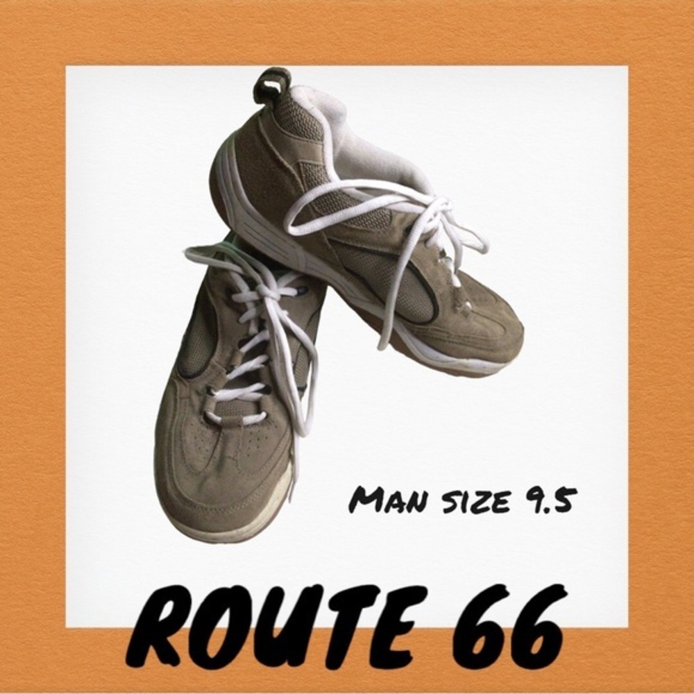 ROUTE 66 MANS SHOES.  PRICE CUT DOW